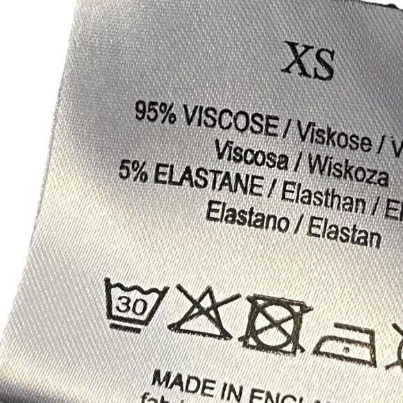 Wednesdays Girl Womens Black Purple Floral Babydoll Long Sleeve V-Neck Dress XS - Picture 15 of 16